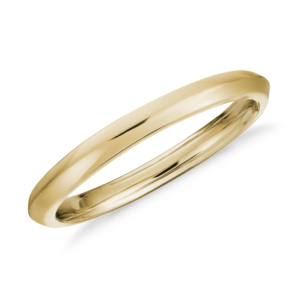 ZAC ZAC POSEN Knife-Edge Wedding Ring in 14k Yellow Gold