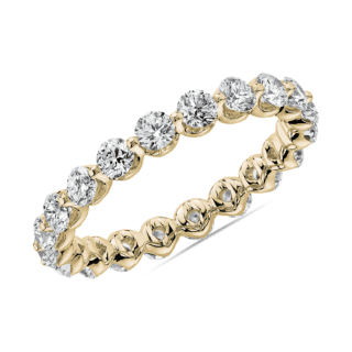 Floating Diamond Eternity Band in 14k Yellow Gold (1 1/2 ct. tw.)