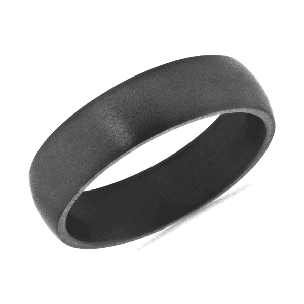 Satin Finished Band in Tantalum (6mm)