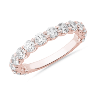 Selene Three-Quarter Diamond Anniversary Ring in 14k Rose Gold (1 1/2 ct. tw.)