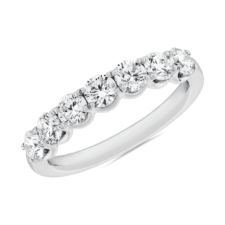 Selene 7-Stone Diamond Anniversary Ring in 14k White Gold (1 ct. tw.)