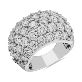 Pave Diamond Fashion Ring in 14k White Gold (7 ct. tw.)
